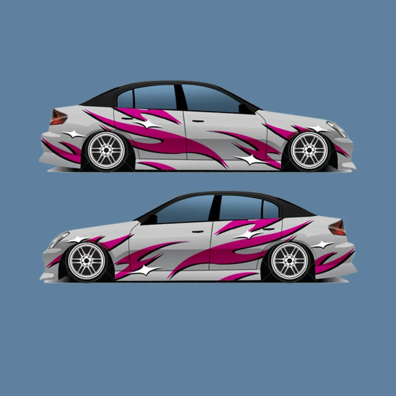 "Pink/White Tribal" Decal