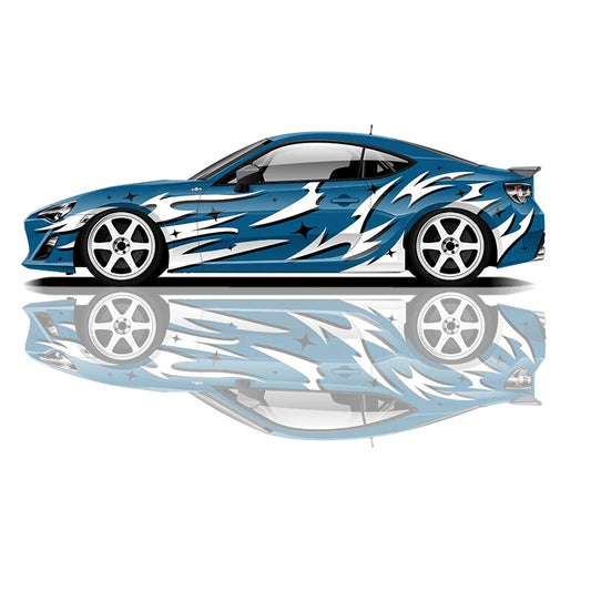 "White/Black Tribal" Decal